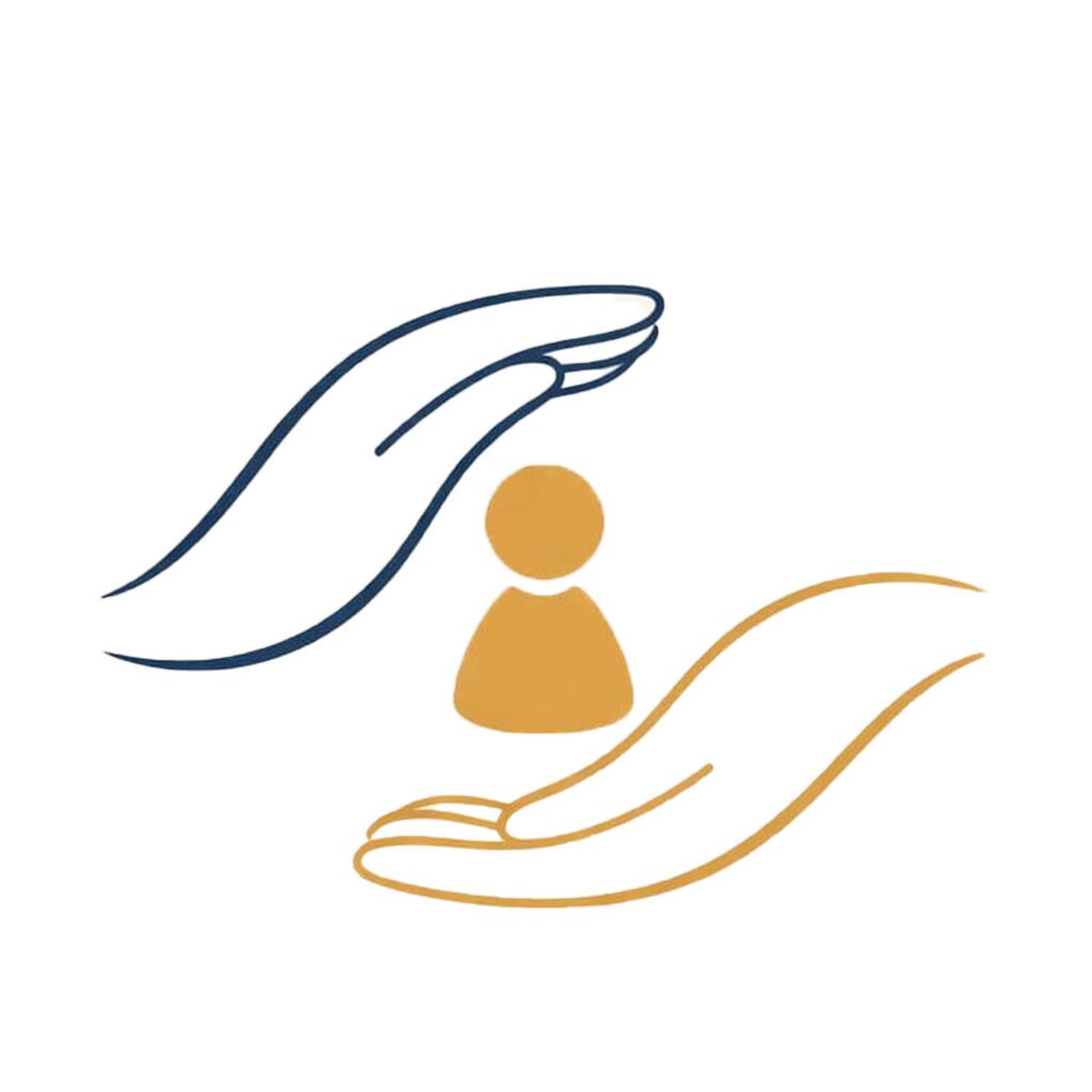 Vzgoja, varstvo in stiki z otroki Ilustracija otrok v postopku vzgoje in varstva ter stikov